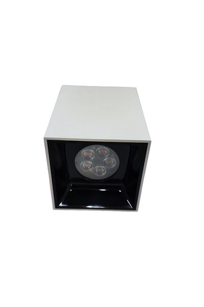 ULTRAS PERA 6500K Led Spot Surface Mounted Cube - White and Black
