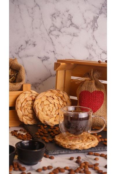 Bambum Laus - 4-Piece Round Coasters