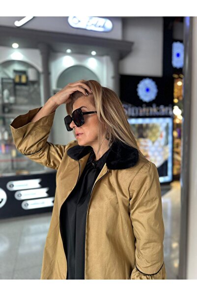 NO NAME İs21K5102 İmza Kürk Yaka Kap