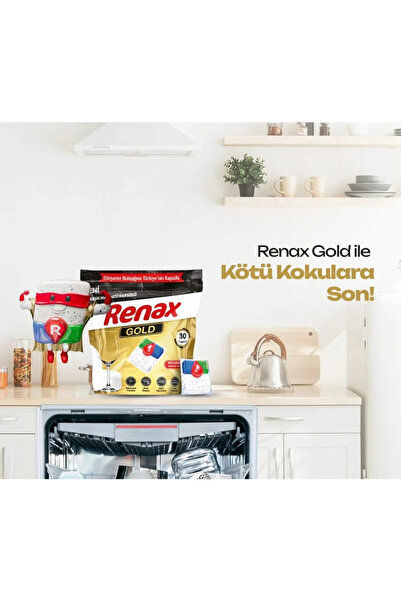 Renax Gold Bulaşık Makinesi Kapsülü 50 Li