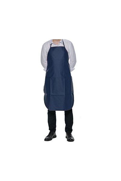 AĞCA İŞ ELBİSELERİ Pvc Dark Blue Strap Apron