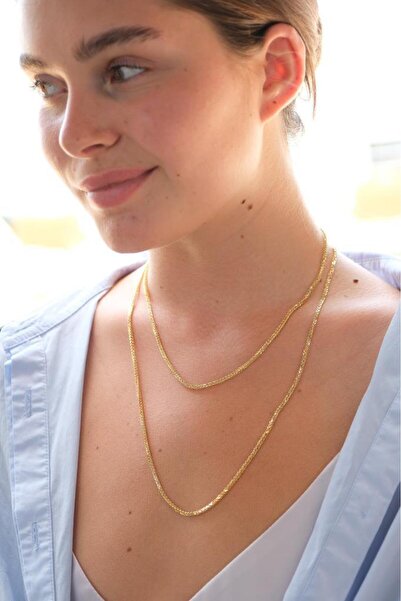 Tufanlar Kuyumculuk Altın Tilki Kuyruğu Zincir Kolye