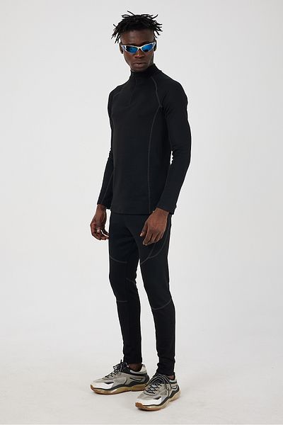 Scorp Мъжки спортен комплект Thermo-Fit Extreme - черно термобельо