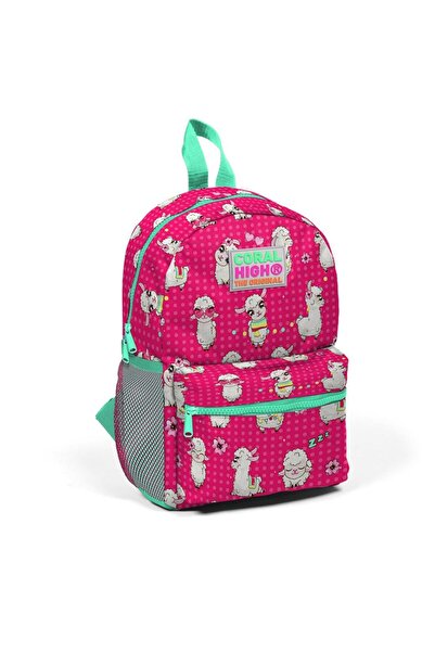 Coral High Детска раница с два отделения, модел „Неон коралово море зелено ал...