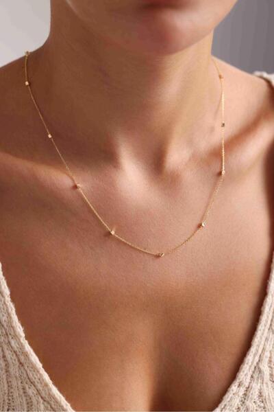 Tufanlar Kuyumculuk 14 Ayar Altın Küplü Zincir Kolye