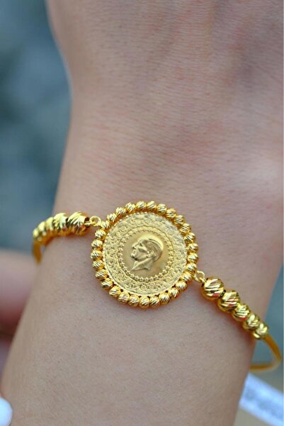 Tufanlar Kuyumculuk Altın Dorikalı Çeyrekli Bileklik