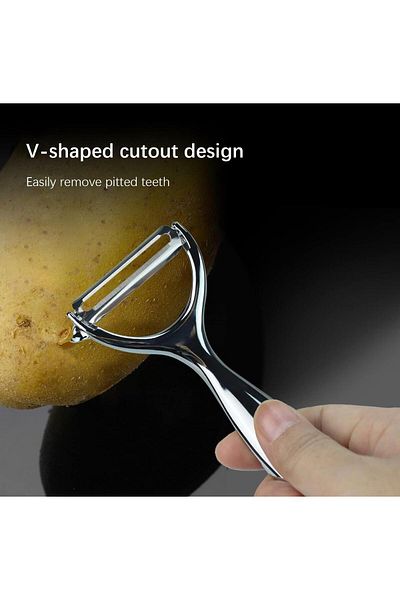 YDGR Fruit and Vegetable Peeler - Y-Shaped Portable Kitchen Tool, Potato, Carrot, Apple and Others