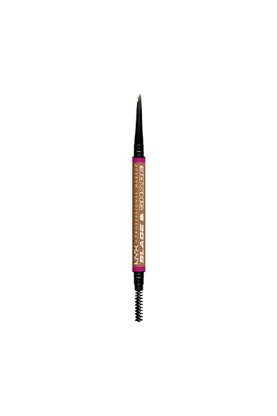 NYX Professional Makeup Blade & Shade, Dual Edged Brow Pencil, Up to 16HR wear, Ash Blonde