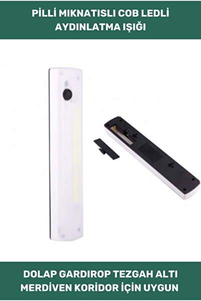 Thriftbuds Premium Asılabilir COB Led Masa Gardırop Üstü Kullanım Mıknatıslı ...