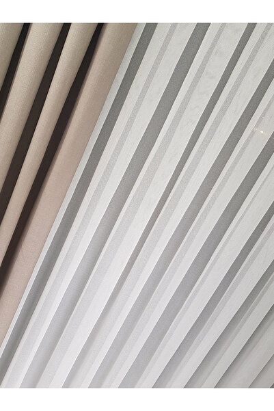 ervin Italian Patterned Tulle Curtain Cat - Tear-Proof and Self-Repairing