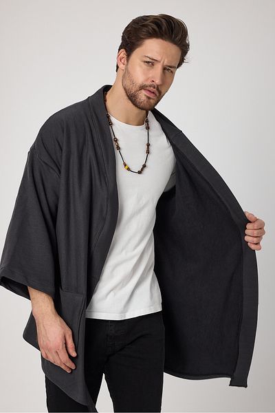 rammers Fakir Sleeve Bohemian Kimono with Pockets 2 Thread