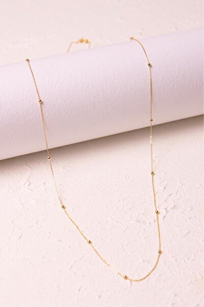 Tufanlar Kuyumculuk Altın Mini Toplu Zincir Kolye