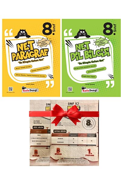 Kafa Dengi Yayınları 8.SINIF LGS NET PARAGRAF + NET DİLBİLGİSİ SORU BANKASI +...