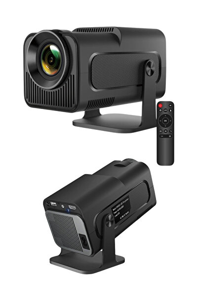 iHome HY320 Mini Pro Taşınabilir Android Projeksiyon Wifi Akıllı Sinema Projektör Siyah Ultra HD