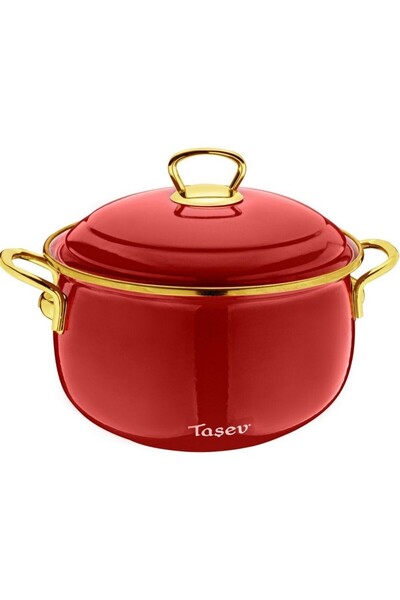 TAS TAŞEV SULTAN - 22 CM TENCERE KIRMIZI