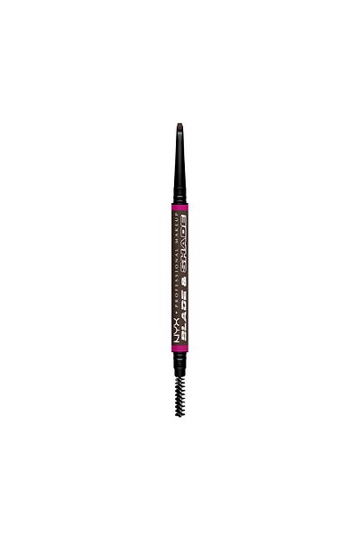 NYX Professional Makeup Blade & Shade, Dual Edged Brow Pencil, Up to 16HR wear, Espresso