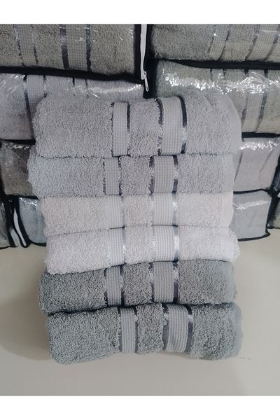 Deneme Zamanı 6 bucăți 50x90 prosoape groase Prosoape pentru mâini și față - prosop de păr