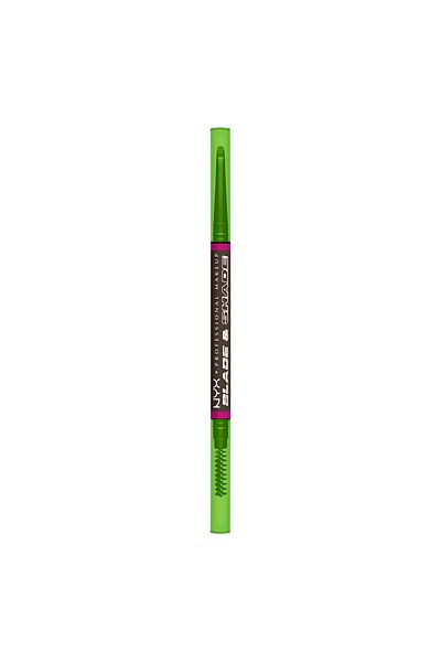 NYX Professional Makeup Blade & Shade, Dual Edged Brow Pencil, Up to 16HR wear, Espresso