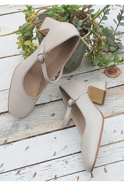 NISH N2508 Women's Genuine Leather Heeled Classic Business Shoes