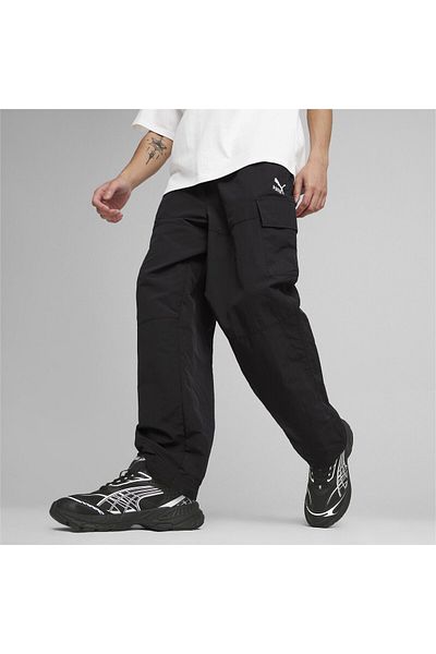 Puma Ανδρικό μαύρο παντελόνι Classics Cargo