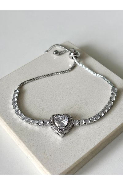 Ressia Heart Detailed Elevator Waterway Bracelet