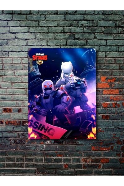 ZNC Brawl Stars, Παιχνίδι μοναδικής σχεδίασης, αφίσες χαρακτήρων, αφίσα από χ...