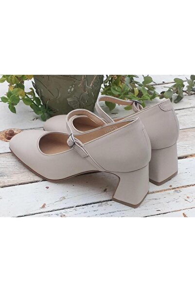 NISH N2508 Women's Genuine Leather Heeled Classic Business Shoes