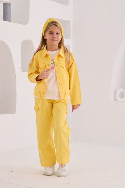 HAUSEkids 4-8 Years Love Bloom Girl's 3-Piece Set - Yellow