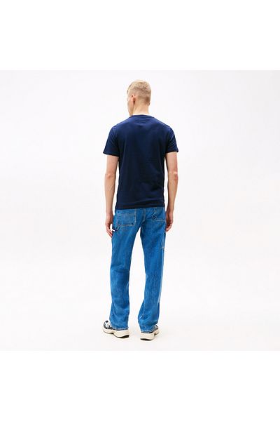 Tommy Hilfiger Tricou albastru pentru bărbați Tjm Slim Linear Chest