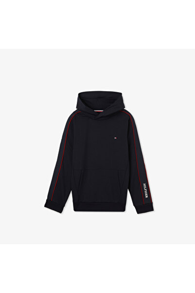 Tommy Hilfiger Tape Regular Çocuk Lacivert Sweatshirt