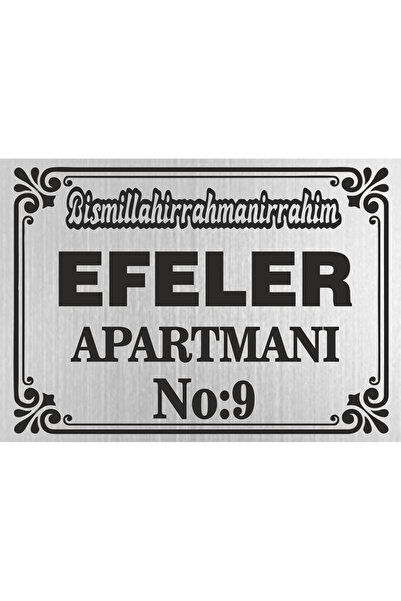 sıradışıhediyem Apartman site Isimliği Kapı Tabelası villa isimliği apart isi...