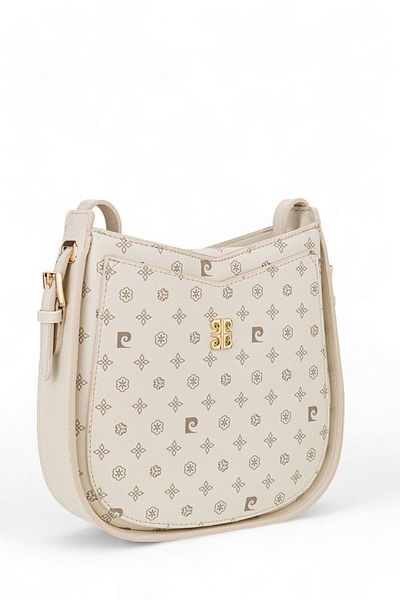 Pierre Cardin Monogram Vanilla γυναικεία τσάντα χιαστί 05pc24y535-mn