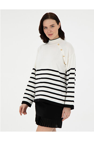 Pierre Cardin Ecru Comfort Fit Sweater 50290563 -Vr019