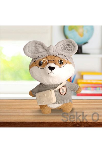 Sekk O Lalafanfan Plush Dog 33 cm (the Product Is Shipped as You See in the Image.)