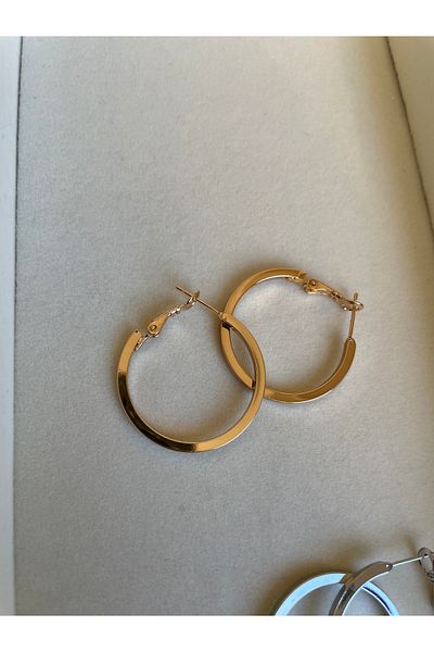 Gizem Eren Gold Hoop Earrings