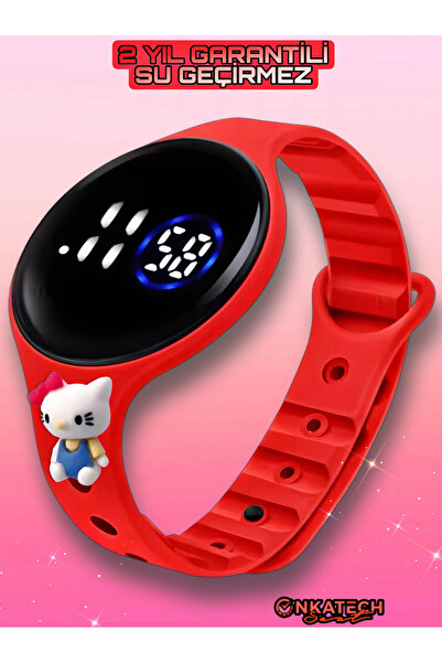 Onkatech Intermax Smartv1- V80 Su Geçirmez Figürlü Dijital Dokunmatik Led Ekran Çocuk Saati