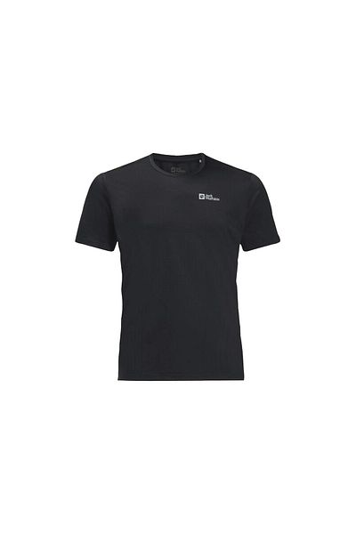 Jack Wolfskin Δελγκάμι Σ | s Ανδρικό Μαύρο T-Shirt Ανδρικό T-shirt 1809811tr