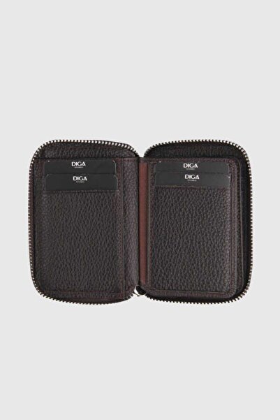 DİGA 796 DG.02 KAHVERENGİ MİNİ GERÇEK DERİ CRAZY CRAZY CÜZDAN