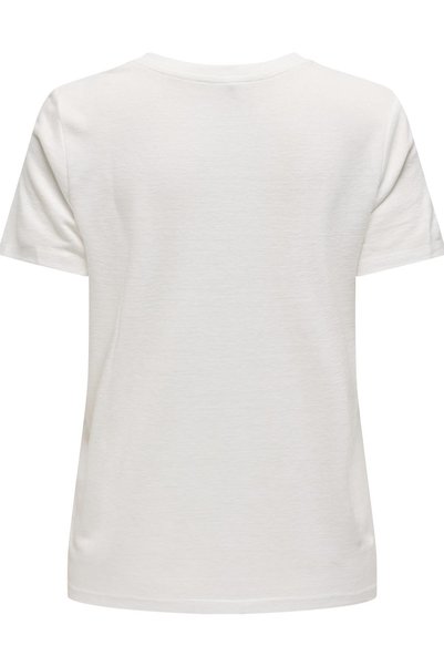 ONLY ONLNEW BELLE S/S LOVE V-NECK TOP BOX JRS