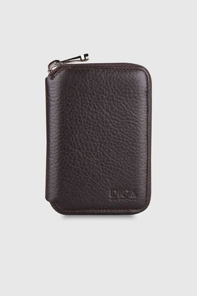 DİGA 796 Dg.02 Brown Mini Real Leather Crazy Crazy Wallet