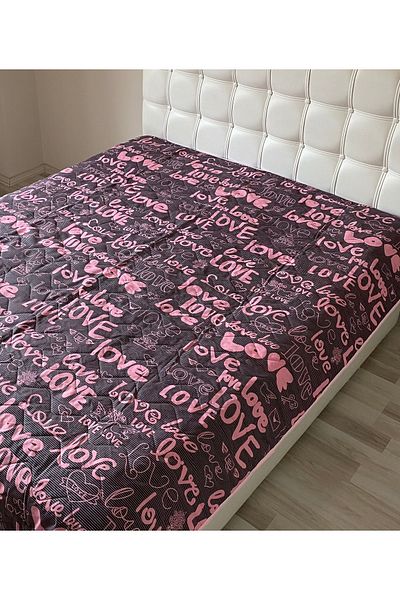 GENÇEV HOME COLLECTİONS Quilted Single Multi-Purpose Cover (Pique) - 160x220 Cm & Both Pique and Bedspread