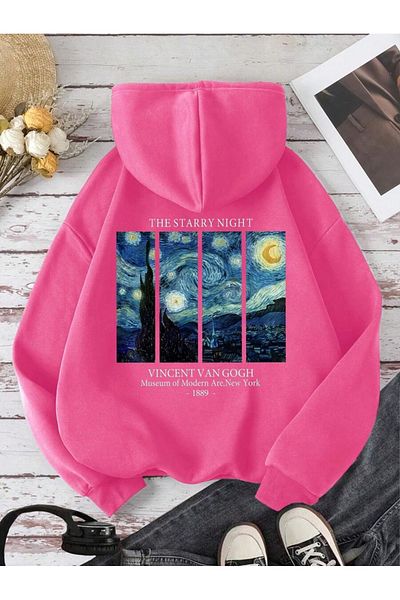 Josette Φούτερ με στάμπα Starry Night Oversize