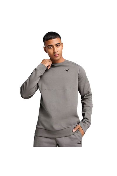 Puma Ανδρικό γκρι μπλουζάκι προπόνησης Pumatech Crew 68459979