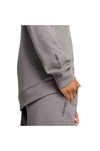 Puma Ανδρικό γκρι μπλουζάκι προπόνησης Pumatech Crew 68459979