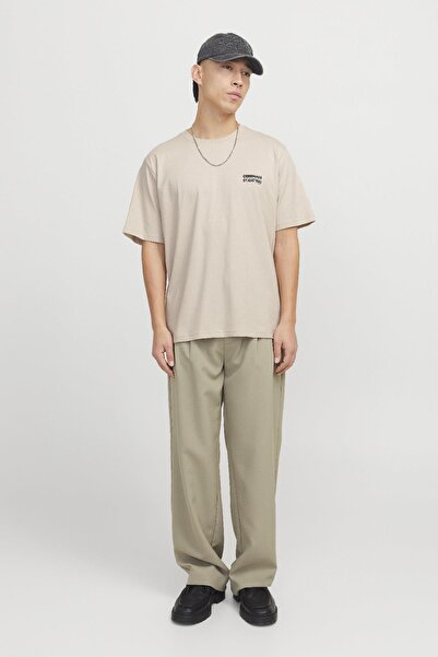 Jack & Jones JORVESTERBRO ΠΙΣΩ ΜΠΟΥΜΠΟΥ ΚΡΕΜΑ ΚΡΕΜΑ ΣΤΟ ΚΑΡΟΥΛΙΟ