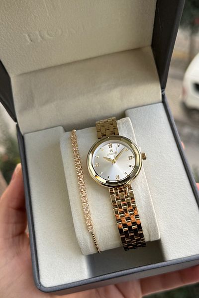 Homies Women's Wrist Watch Gift Box - Bracelet.Hm 4384659437