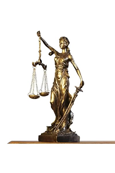 EXENET Adalet Terazisi Themis Heykeli Biblo Antik Mitoloji Sanat Dekoru Yunan...