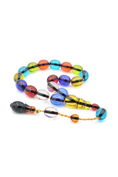 Murty99 Подписани кръгло изрязани цветни пресовани кехлибарени молитвени мъни...