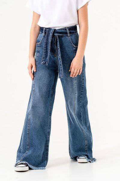 GİYİCEM TEKSTİL Girls' Jeans 2171 - Aller Belt