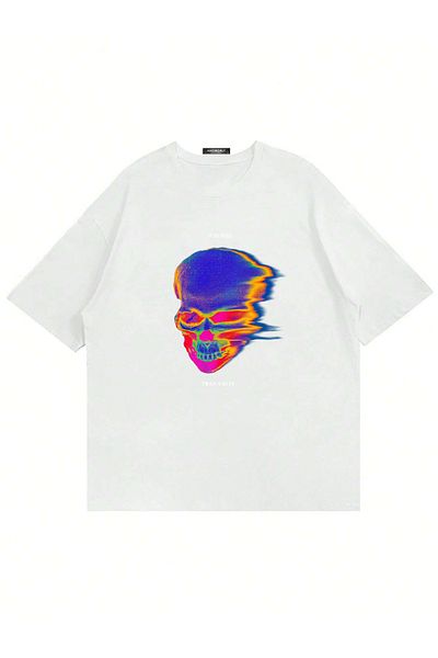 Mad&Calf Μπλουζάκι Unisex Tran Smit6 με στάμπα με λαιμόκοψη